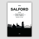 Salford City Skyline Cityscape Print