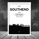 Southend City Skyline Cityscape Print