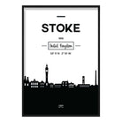 Stoke City Skyline Cityscape Print