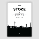 Stoke City Skyline Cityscape Print