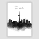Toronto Watercolour Skyline Cityscape Print