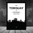 Torquay City Skyline Cityscape Print