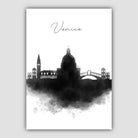 Venice City Watercolour Skyline Cityscape Print