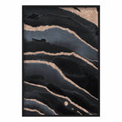 Abstract Black and Gold No 2 Art Print
