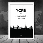 York City Skyline Cityscape Print