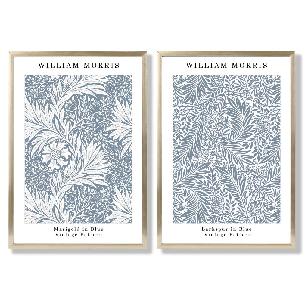 Sage Green Geometric Pineapple Fruit Set of 2 Art Prints with Gold Frame