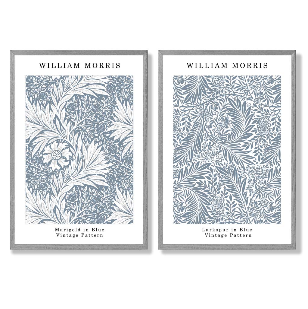 Sage Green Geometric Pineapple Fruit Set of 2 Art Prints with Light Grey Frame