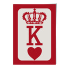 King of Hearts Wall Art Print