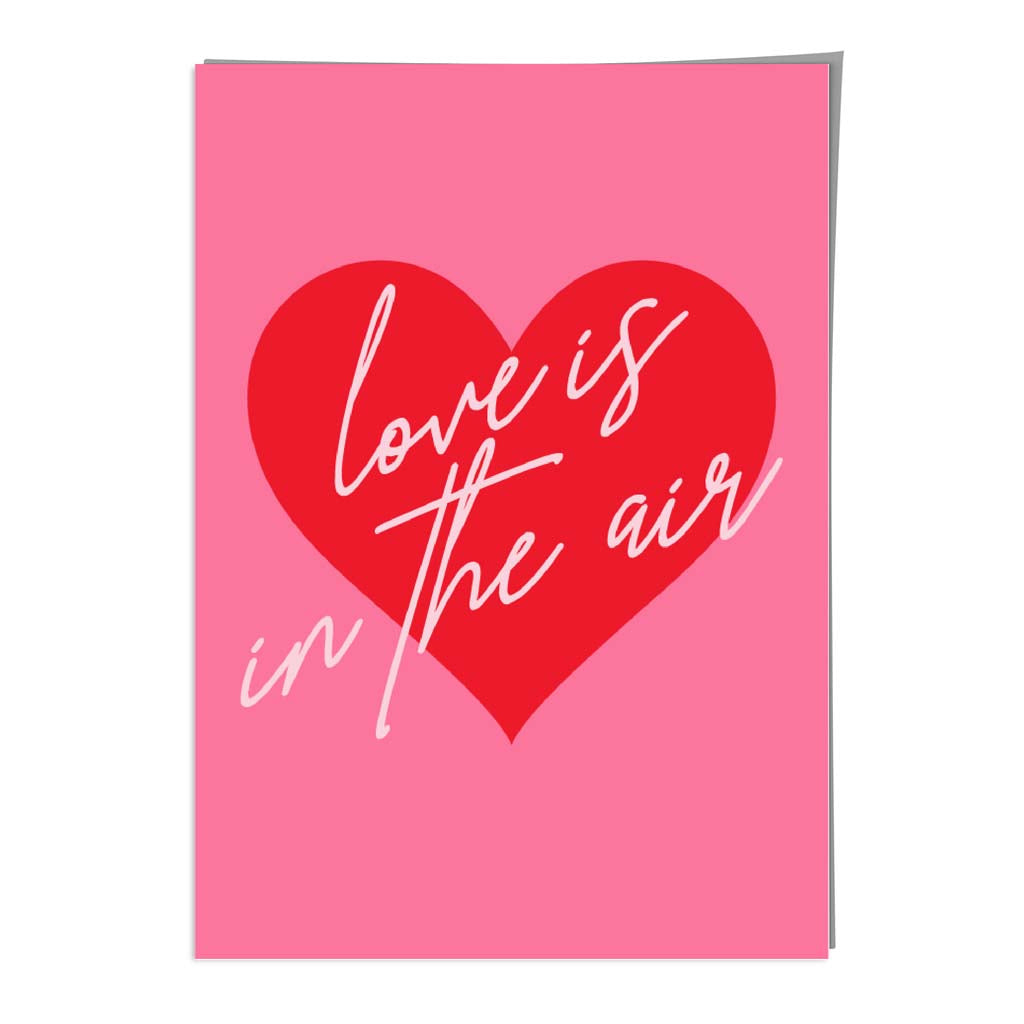 Love is in the Air Wall Art Print