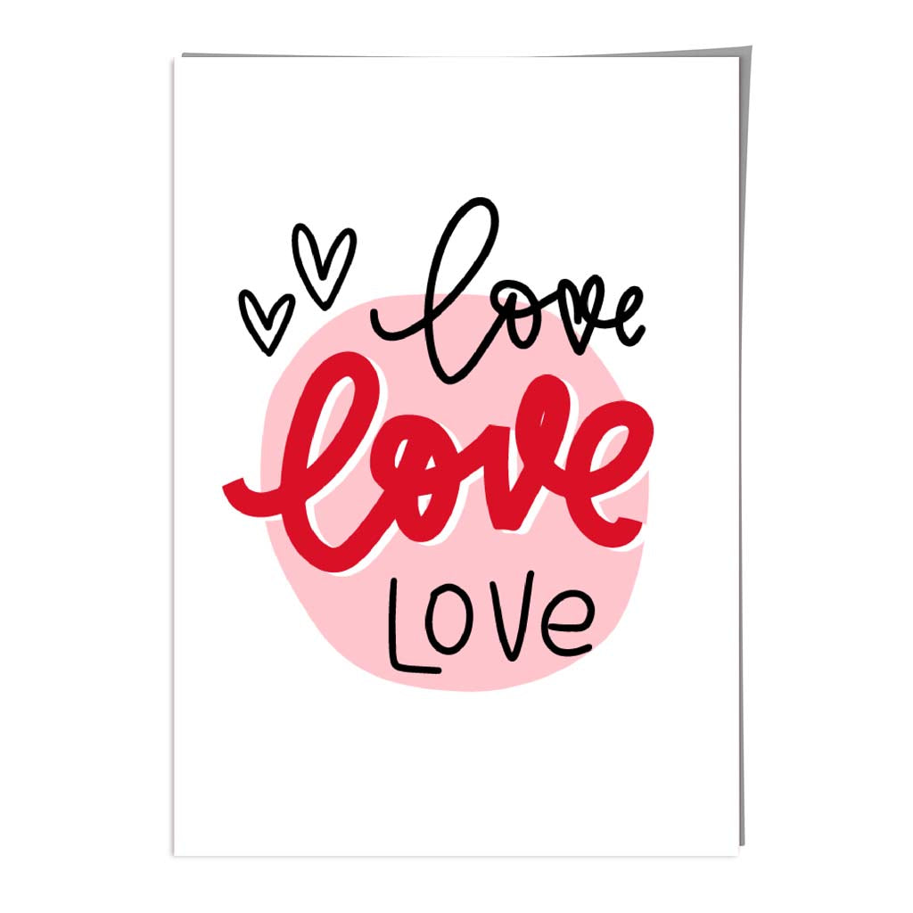 Circle of Love Wall Art Print