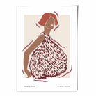 Contemporary Fashion Sketch Woman Poster No 1