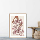 Contemporary Fashion Sketch Woman Poster No 4