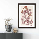 Contemporary Fashion Sketch Woman Poster No 4