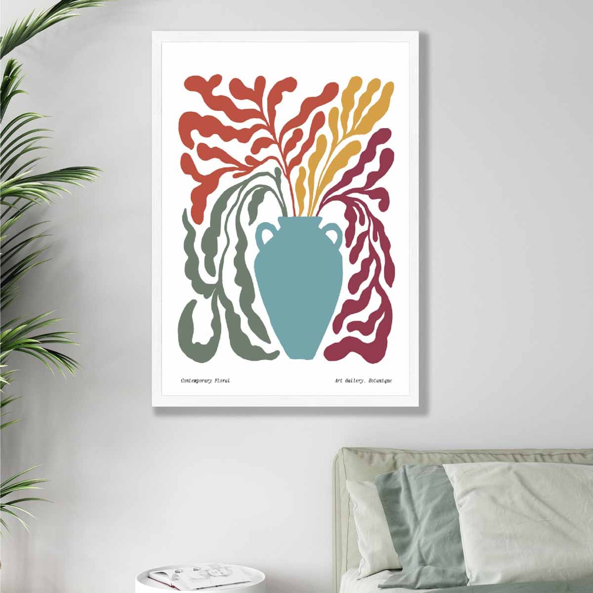 Contemporary Boho Floral Poster No 5 Botanical