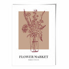 Flower Market Minimalist Poster Collection No 3 in Beige