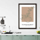 Flower Market Minimalist Poster Collection No 4 in Beige