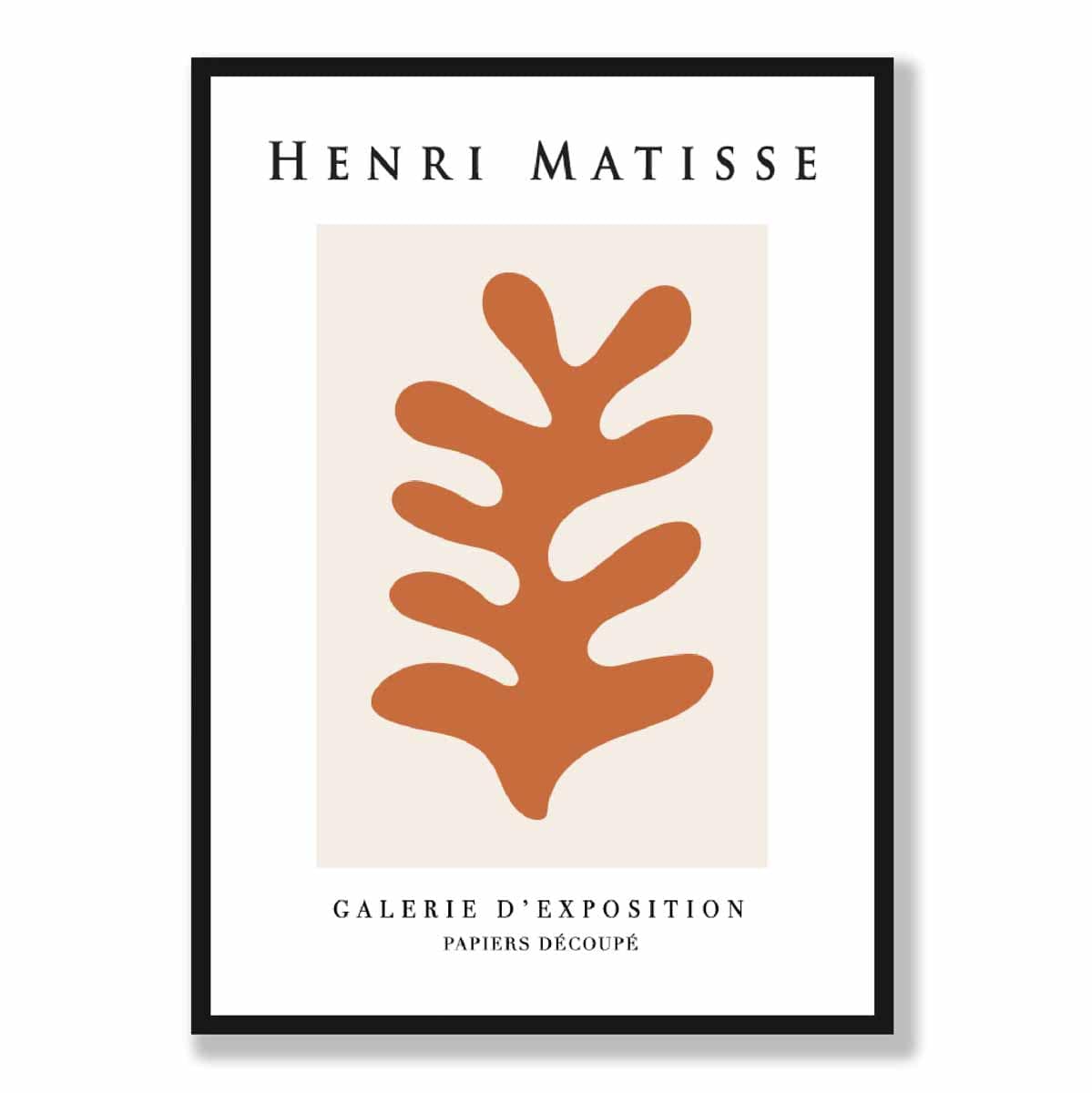 Henri Matisse Floral Galerie Poster in Orange