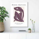 Henri Matisse Female Nude Poster in Purple