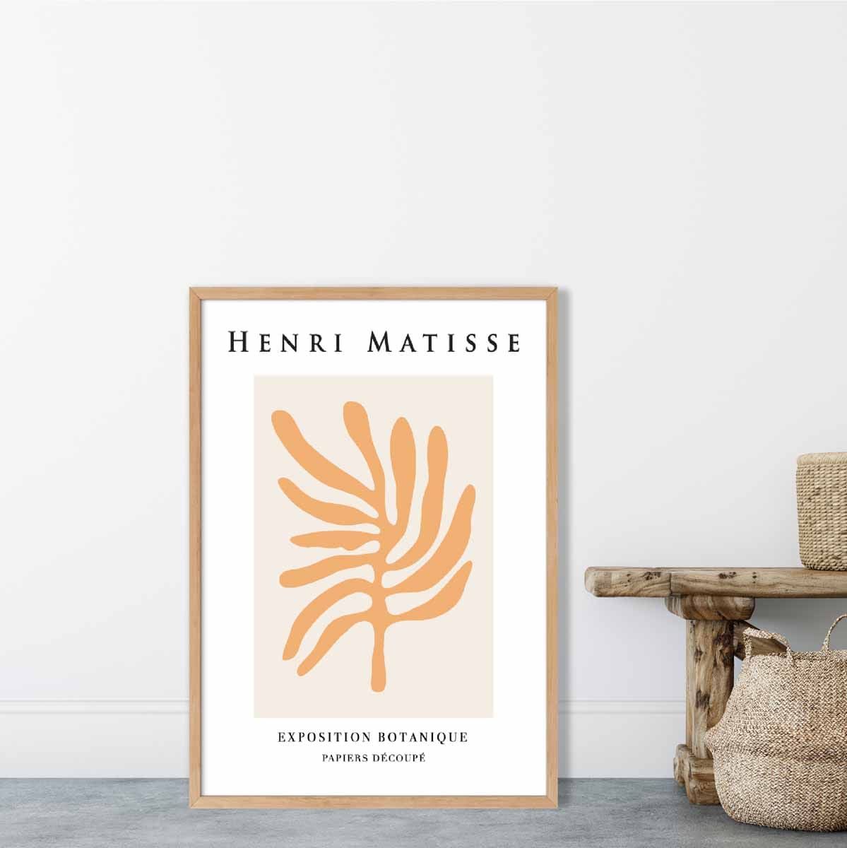 Henri Matisse Floral Galerie Poster in Yellow