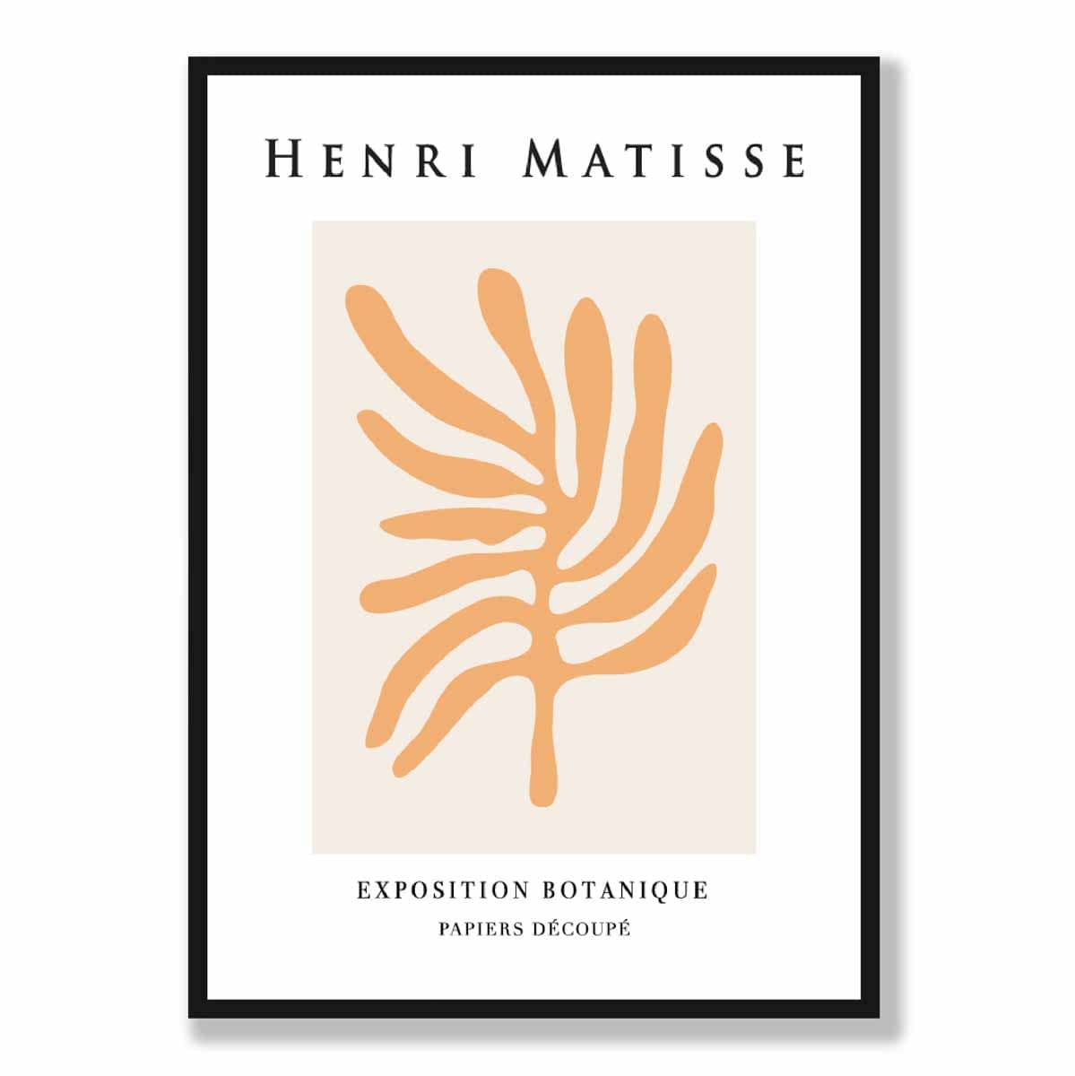 Henri Matisse Floral Galerie Poster in Yellow