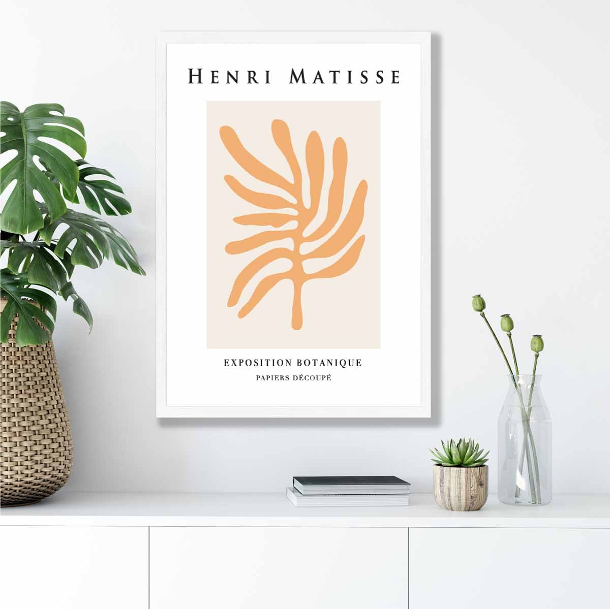 Henri Matisse Floral Galerie Poster in Yellow