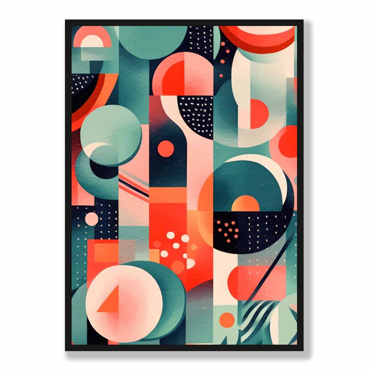 Abstract Colourful Pastel Shapes Art Print No 2 Artze Wall Art abstract-colourful-pastel-shapes-art-print-no-2-artze-wall-art
