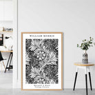 William Morris Black and White Marigold Art Print
