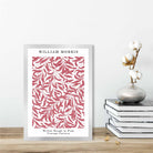 William Morris Raspberry Pink Willow Bough Art Print