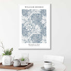William Morris Blue Marigold Art Print