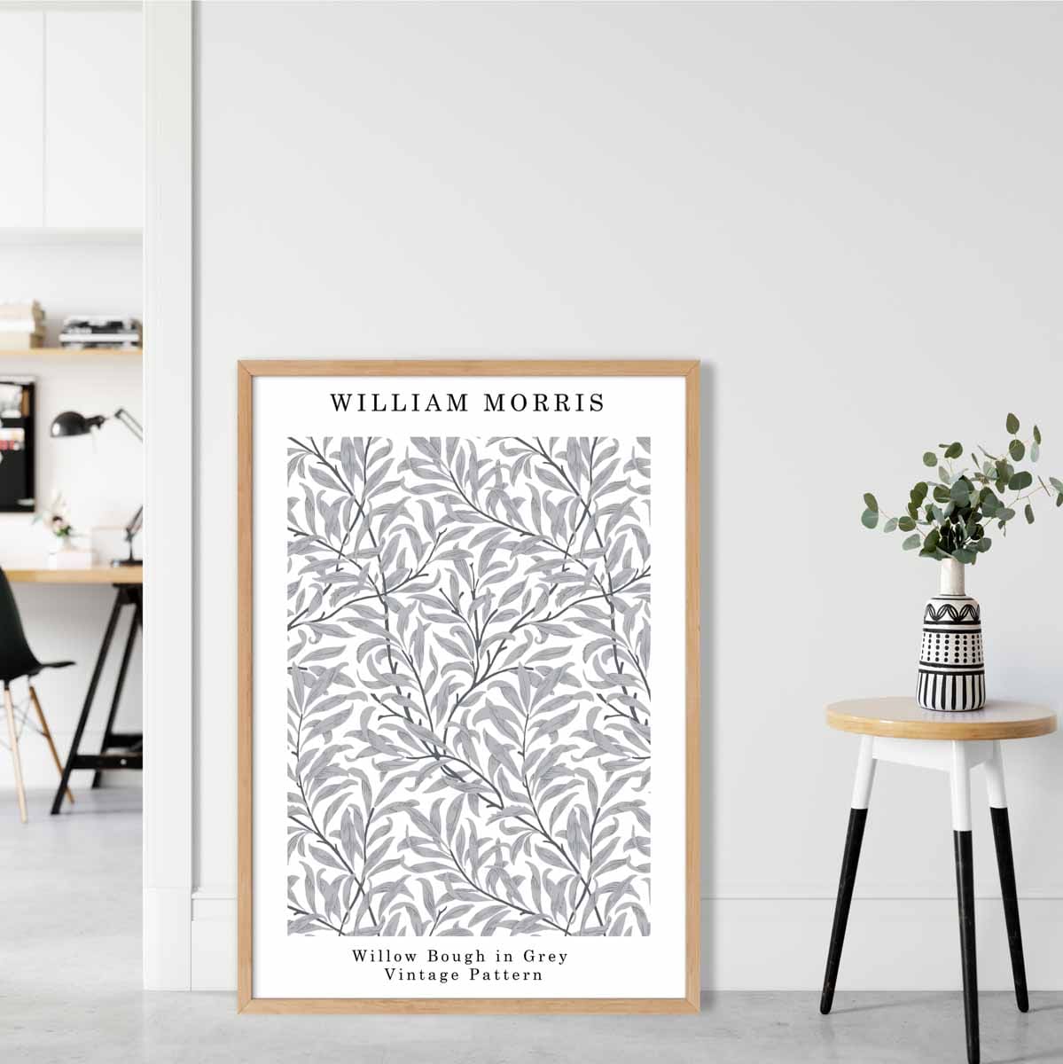 William Morris Grey Willow Bough Art Print