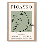 Picasso Dove on Sage Green Art Print Wall Art Print