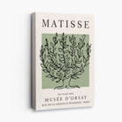 Matisse Plane Tree on Sage Green Canvas Art Print