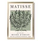 Matisse Plane Tree on Sage Green print in Gold Wooden Frame