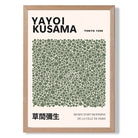 Yayoi Kusama Infinity Bubbles in Sage Green Art Print Wall Art Print