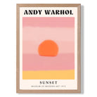 Andy Warhol Pink Sunset Art Print Wall Art Print