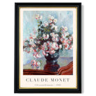 Claude Monet Crysanthemums print in Black and Gold Frame