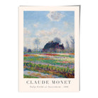 Claude Monet Tulip Fields Wall Art Print