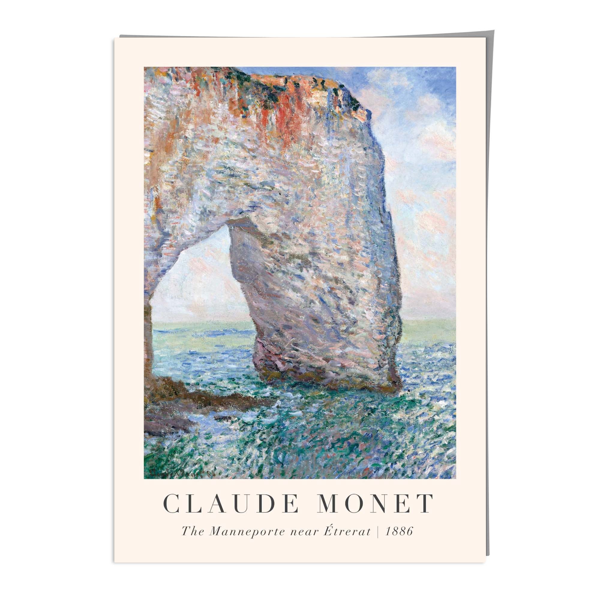 Claude Monet The Manneporte near Etrerat Wall Art Print