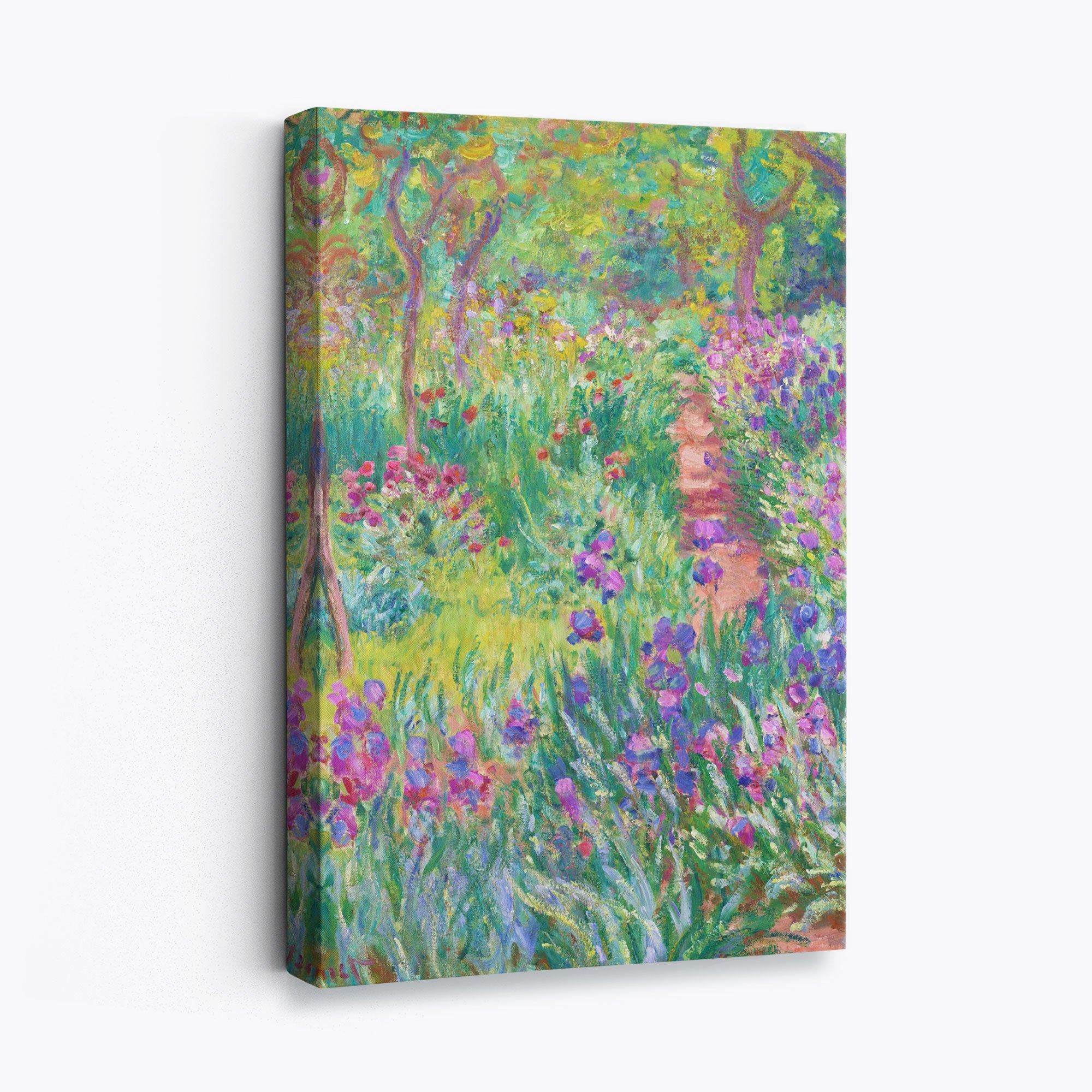 Claude Monet Artist's Garden Giverny Canvas Art Print