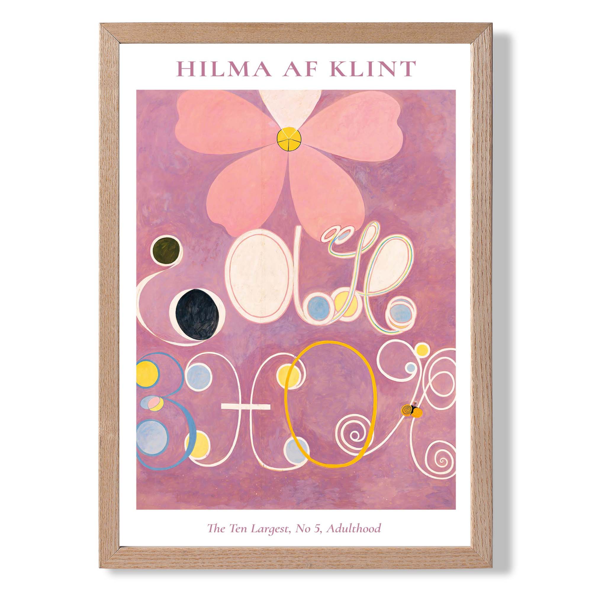 Hilma AF Klint No 5 Adulthood Art Print Wall Art Print