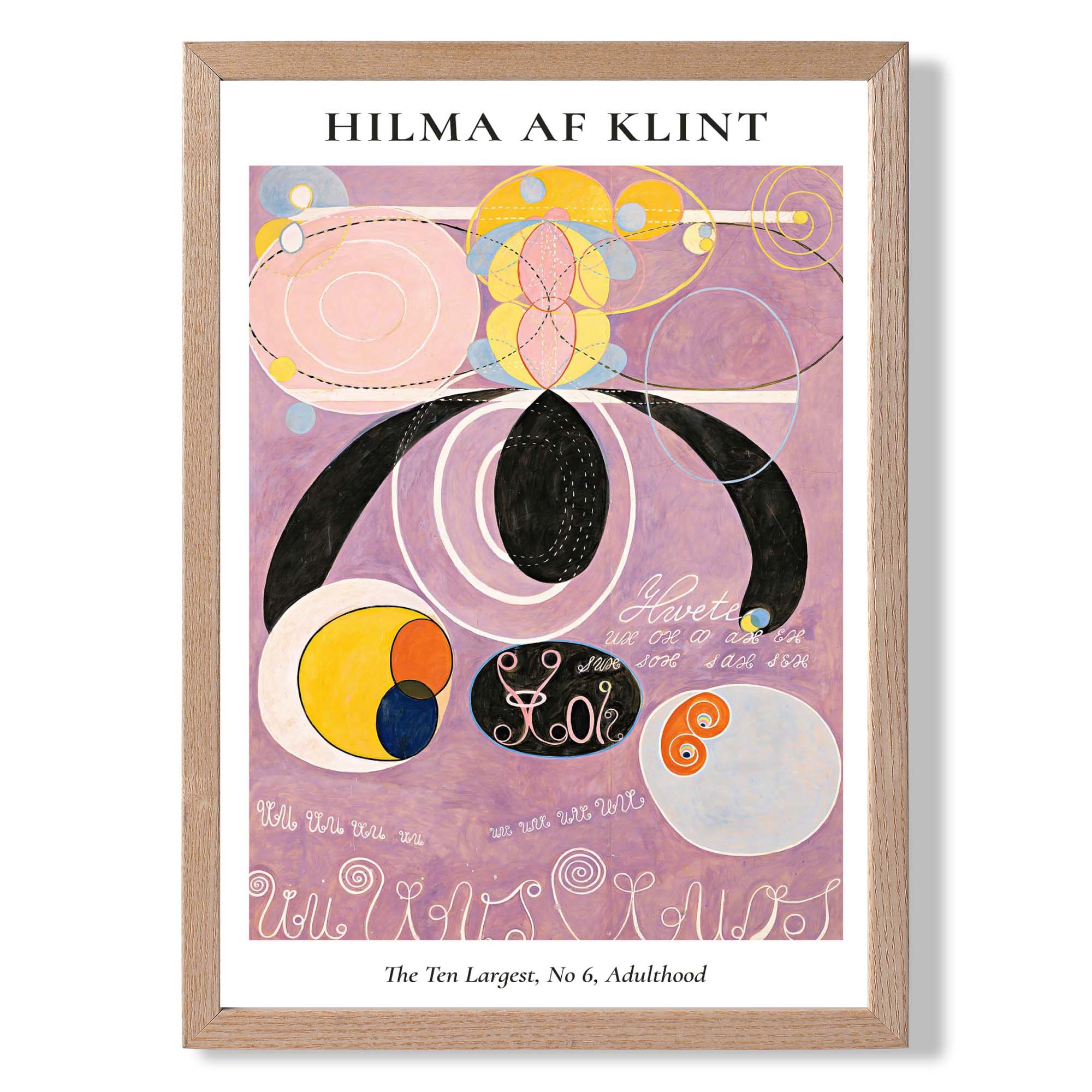 Hilma AF Klint No 6 Adulthood Art Print Wall Art Print