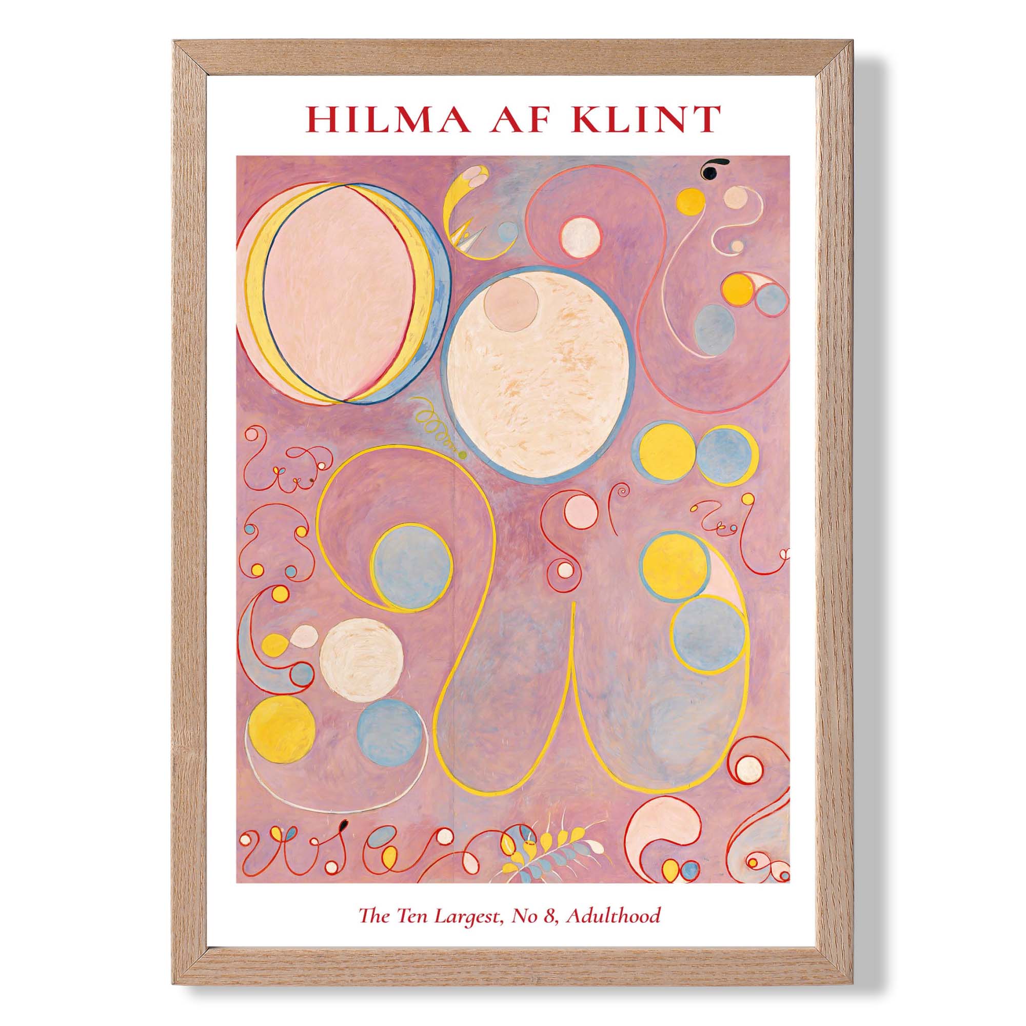 Hilma AF Klint No 8 Adulthood Art Print Wall Art Print
