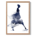 Fashion Catwalk in Blue Art Print Wall Art Print