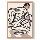 La Mode Active In Beige Art Print Wall Art Print