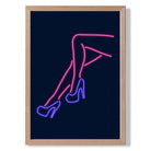 Neon Legs Art Print Wall Art Print