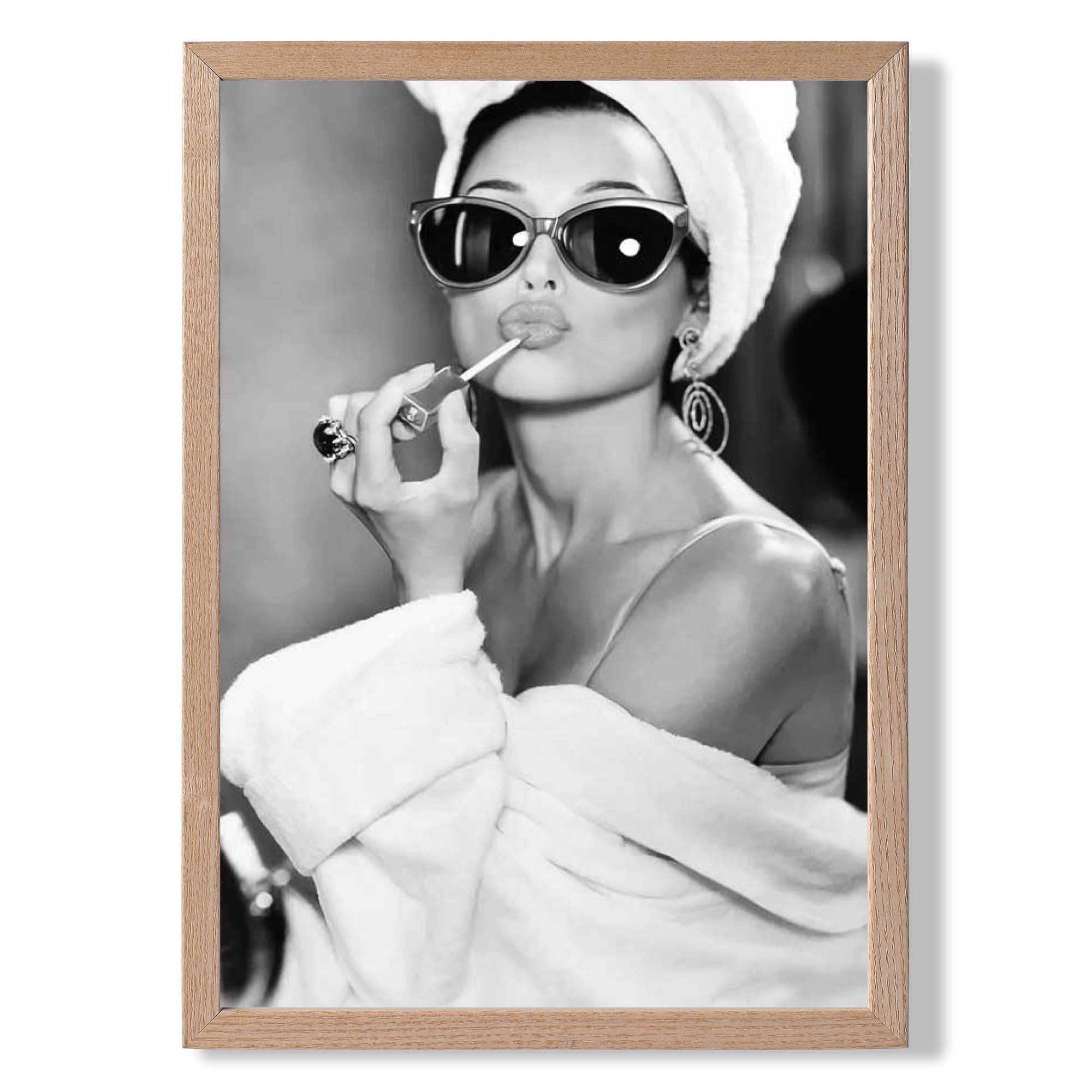 Audrey Hepburn Lipstick Art Print Wall Art Print