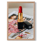 Luxury Red Lipstick Art Print Wall Art Print