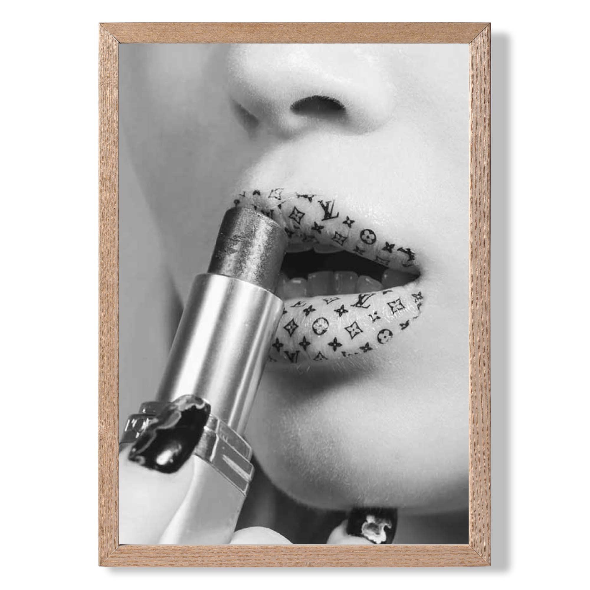 Fashion Lipstick Art Print Wall Art Print