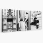 Set of 3 Fashion Iconic Canvas Art Prints | Artze Wall Art