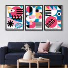 Bauhaus Positive Moments and Dreams Art Prints in Black Frames | Artze UK